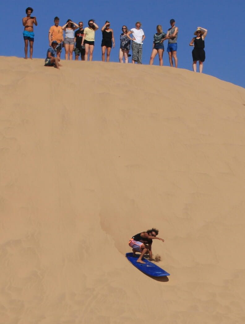 Sandboarding, Timlalin